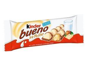 5x Ferrero Kinder Bueno White Fresh Chocolate bars 43g
