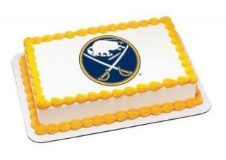 NHL Buffalo Sabres ~ Edible Image Icing Cake, CupcakeTopper ~ LOOK