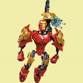 Creative Building Toy Iron Man Super Hero Avengers Figure in great 