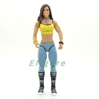 Newly listed W_100WF WWE Diva Mattel Basic Series 24 AJ Lee Figure