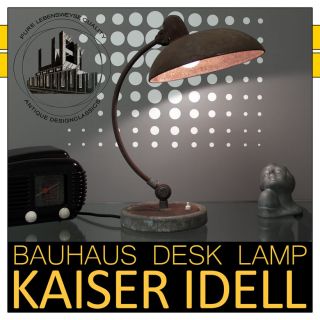   IDELL LUXUS BAUHAUS DESK LAMP LAMPE DE BUREAU PRE MIDCENTURY MODERN