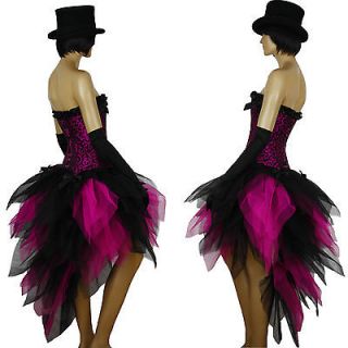 Burlesque Carnival Party Black Pink TuTu Dress Up Sexy Costume TuTu 