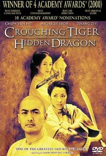 Crouching Tiger, Hidden Dragon (DVD, 2001) Chow Yun Fat Michelle Yeoh 