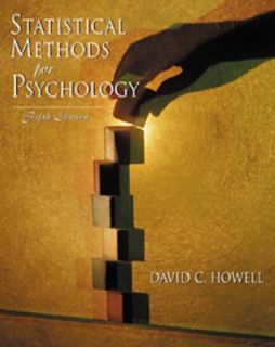 Statistical Methods for Psychology by David C. Howell 2001, Hardcover 