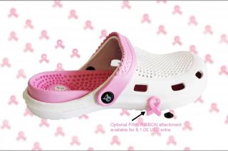 HomieGear Brand Womens Medical Nursing Clogs PINK / WHITE WITHOUT PINK 