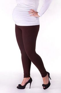 Maternity Leggings Over Bump Cotton All Sizes and Colours HQ Cotton 