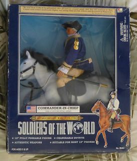 Soldiers of the World Revolutionary War Commander in Chief on Horse