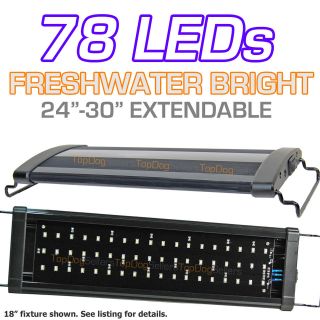 LED 24 400 Aquarium Light Strip Freshwater Tropical Fish Single 