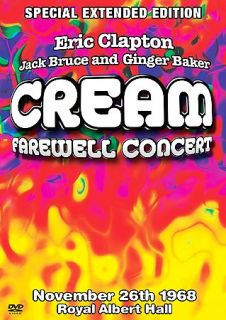 Cream   Farewell Concert DVD, 2005, Extended Edition