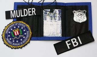 FBI Federal Bureau of Investigarions Fancy Dress COSTUME SET   The X 