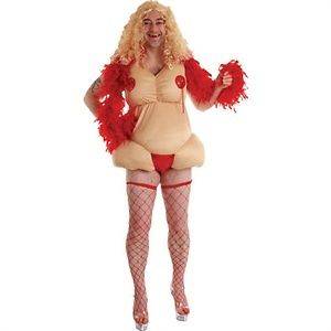 BURLESQUE BETTY FANCY DRESS COSTUME   ONE SIZE / STAG DO / FUNNY 