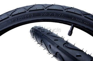 KENDA 20 x 1.75 Burley / BMX Tire (Pair)   w/ Tubes