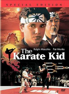 The Karate Kid DVD RALPH MACCHIO PAT MORITA ELISABETH SHUE LIKE NEW