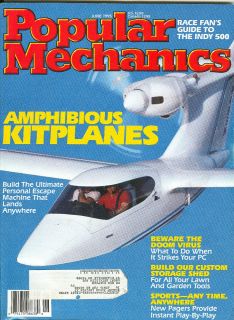 Popular Mechanics June 1995   Amphibious Kitplanes   Doom Virus 