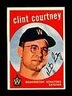 1959 Topps 483 Clint Courtney EXMT SET BREAK 11 Year MLB Player