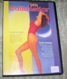   Callanetics Workout DVD Morning & Evening New Fitness Exercise Callan