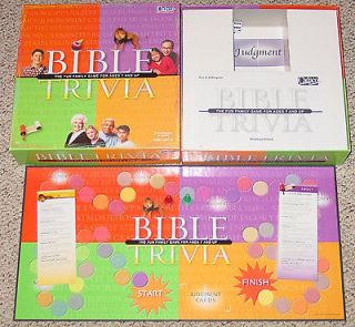 BIBLE TRIVIA BY CADACO 2003 FUN FAMILY GAME COMPLETE & EXCELLENT 