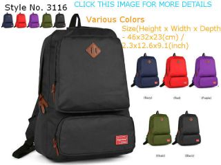 Supreme big pockets Poly backpack campus bags daypack cool outdoor bag 