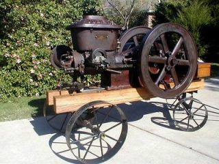 Antique Julien four hp hit and miss engine 1920 built in Canada