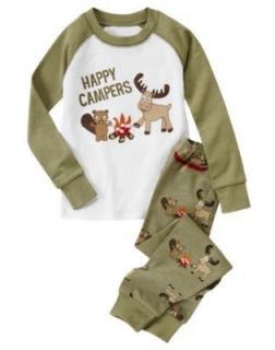 NWT Gymboree 7 10 HAPPY CAMPERS Beaver Moose Pals 2 Pc Green Pants 