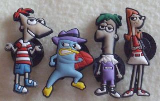 PC PHINEAS AND FERB   US SELLER   Shoe Charms fit Crocs Jibbitz
