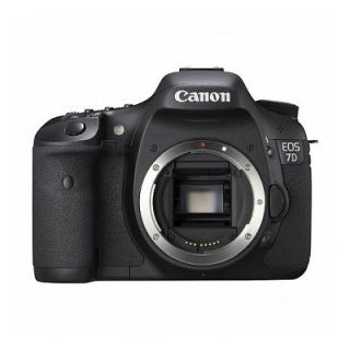 Canon EOS 7D 18.0 MP Digital SLR Camera   Black (Body Only). NEW USA 