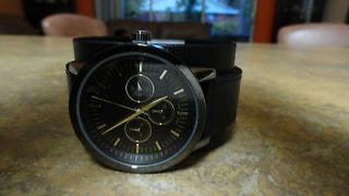 NEW ALDO MEN WATCH BLACK AND GOLD AG415