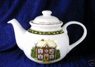 Portmeirion Christmas Story Teapot Tea Pot NEW