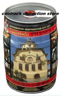 China Kauerndorfer PILSNER beer 5 Liter gallon barrel keg can EMPTY