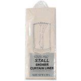 Carnation Home Fashions Stall Vinyl Shower Curtain Liner, 54 Inch by 