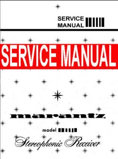 MARANTZ MODEL 18 Receiver ~ REPAIR / SERVICE MANUAL Booklet