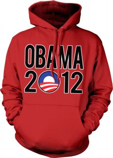 Obama Logo 2012 Mens Hoodie Pullover Hooded Sweatshirt Presidential 