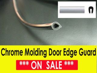 FLEXIBLE CHROME DOOR EDGE GUARD MOLDING TRIM 50 FT ROLL cadillac