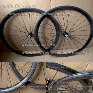 carbon bike wheelset 38mm clincher carbon bicycle wheel
