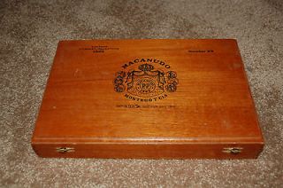 Macanudo Number XX Wooden Cigar box Dove tail joint, Hinged lid