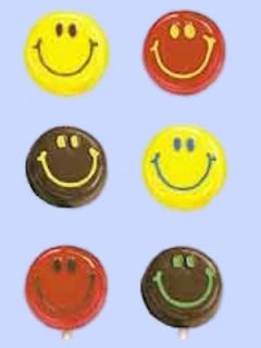 Wilton Smiley Faces Lollipop Mold New Candy Mold