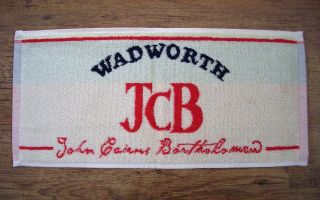 Wadworth Brewery JCB Beer Pub Bar Towel Founders Grandson / Home Bar 