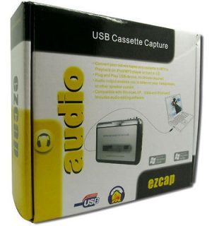   USB Cassette Capture,conver​t old tapes voice to , Plug&Play USB