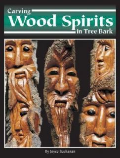 Carving Wood Spirits in Tree Bark Capturing Unique Faces and 