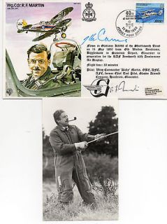 RAF FDC SIGNED COLONEL JAMES POWER CARNE VC DSO DL