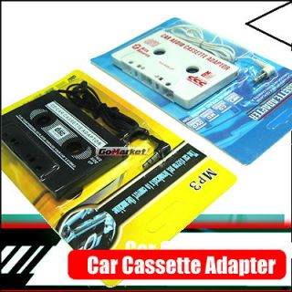   PACK OF 25) CAR CASSETTE TAPE ADAPTER FOR  IPOD NANO CD MD PLAYERS