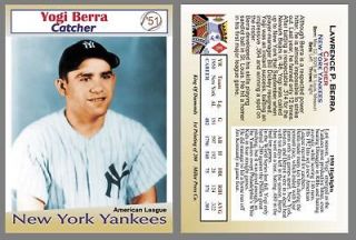 1951 Yogi Berra, New York Yankees HOFer rare Limited Edition $10 Book 