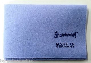 LOT OF 3) New SHAMWOW Shammy 15x15 Blue Super Made In Germany Large 