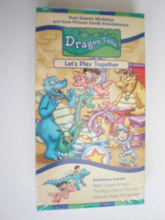 Dragon Tales Lets Play Together New VHS 3 Adventures