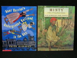 book lot Minty Harriet Tubman Aunt Harriets Underground Railroad in 