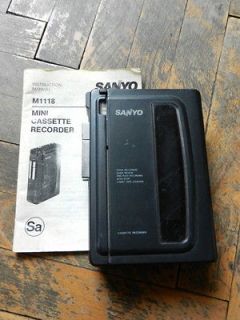 Newly listed Vintage SANYO model:M1118 MCR Cassette Tape Recorder
