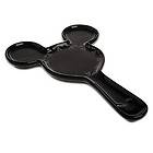 Disney Parks Mickey Mouse Gourmet Black Ceramic Spoon Rest NEW