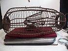 ANTIQUE 1890s HOLD EM WIRE LIVE ANIMAL CAGE FOR MEDIUM SIZED 