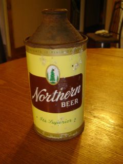 Antique nice colorful Northern Empty Cone Top Beer Can   Man Cave Bar