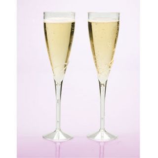 champagne flutes plastic in Holidays, Cards & Party Supply